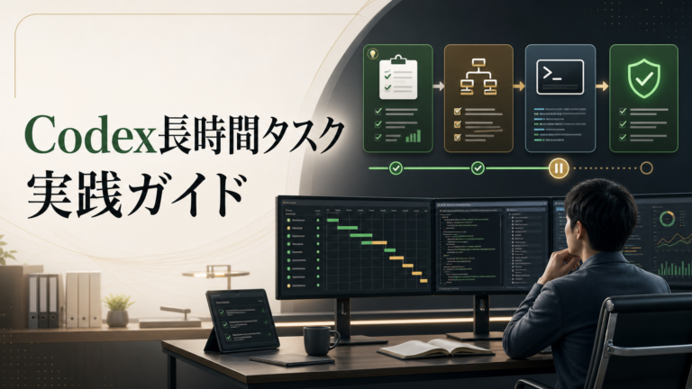 【2026年最新】Codexで長時間タスクを回す方法|法人の業務自動化実践ガイド