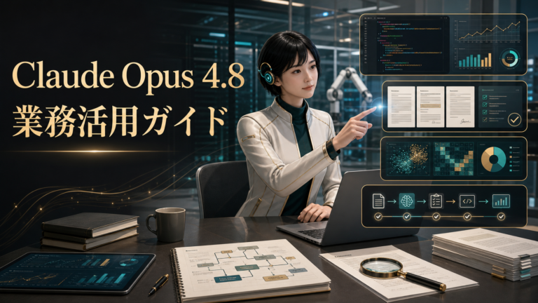 【2026年最新】Claude Opus 4.8とは？料金・使い方・業務活用ポイント