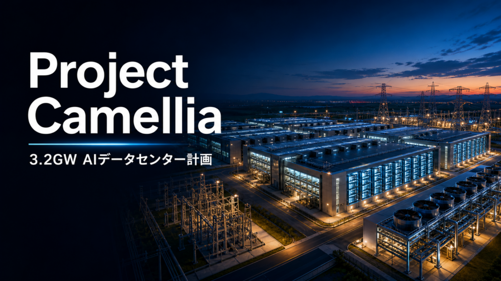 Project Camelliaの3.2GW AIデータセンター計画